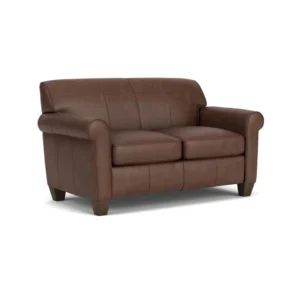 Dana Leather Loveseat